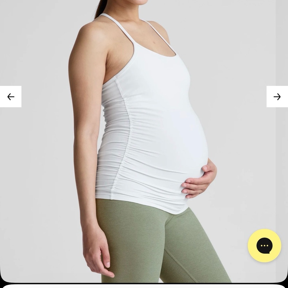 Beyond Yoga Spacedye Keep Your Cool Maternity Slim Racerback Tank size large
